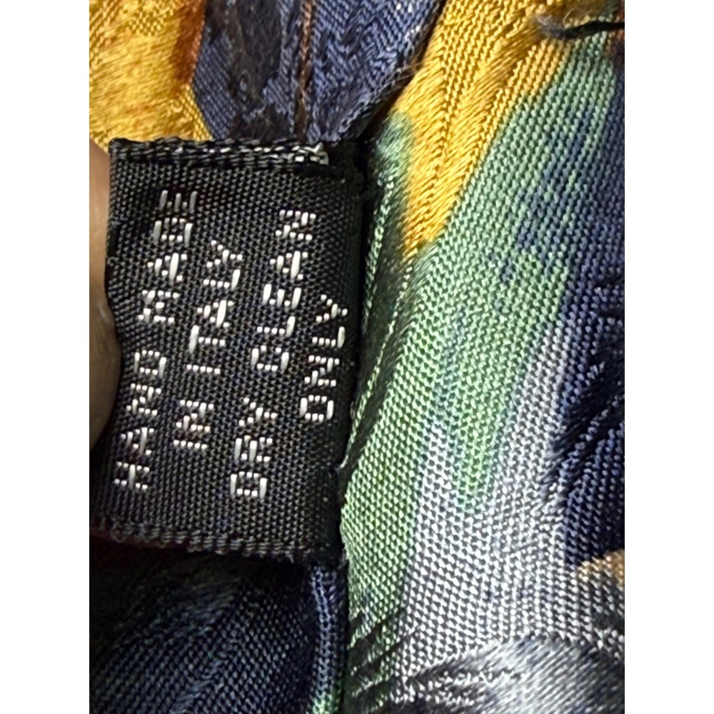 Nino Moretti 100% Silk‎ Abstract Print Handmade Italian Necktie - Picture 6 of 8